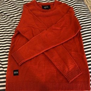 Men’s large orange sweater
